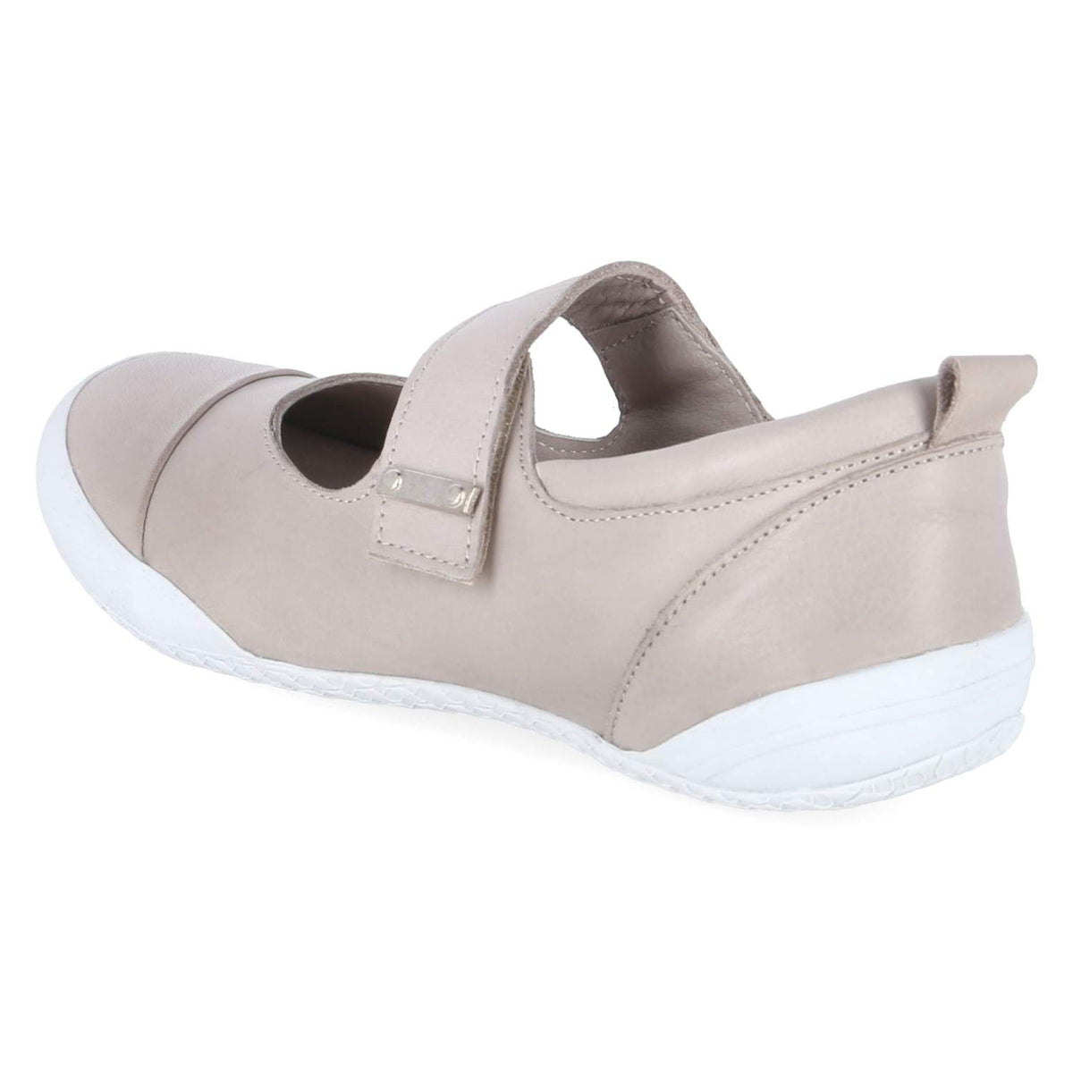 Spangenballerinas Grau