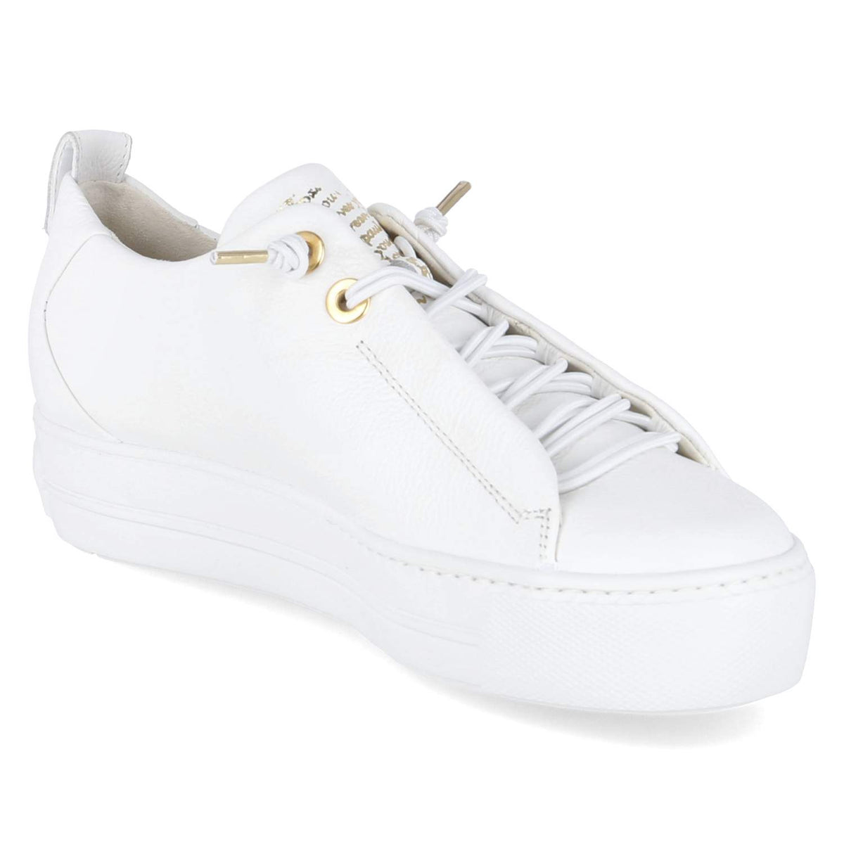 Plateau-Sneaker Weiß