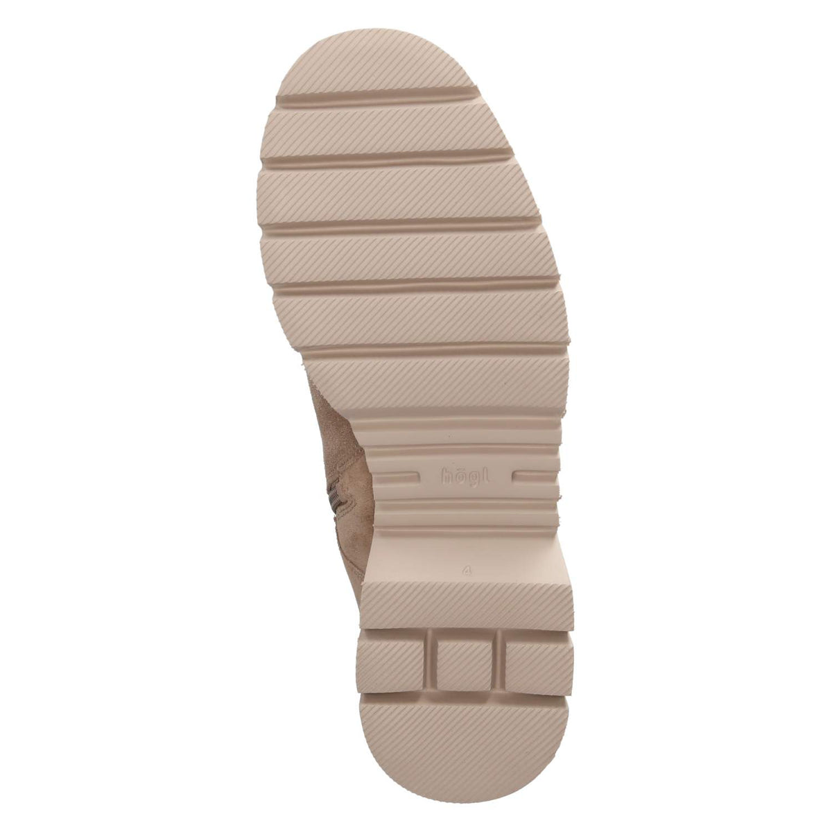 Winterschnürstiefeletten Beige