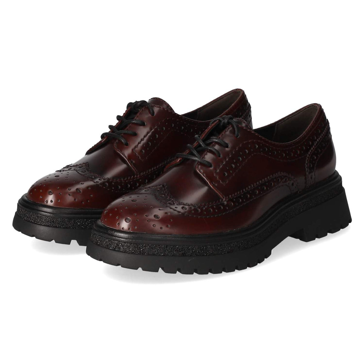 Schnürschuhe Rot