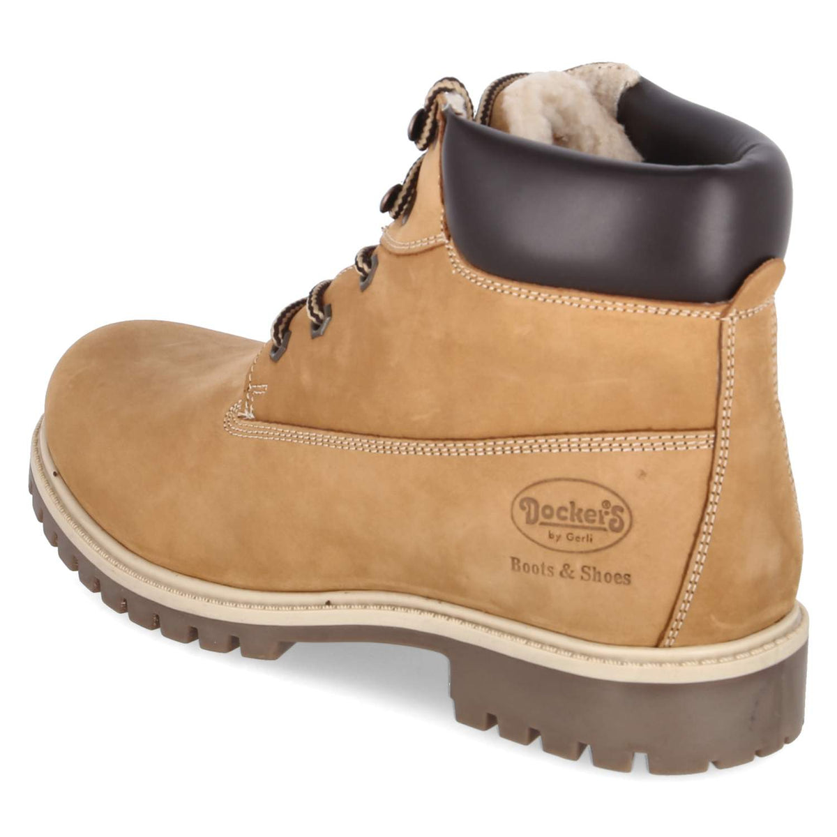 Schnürboots Beige