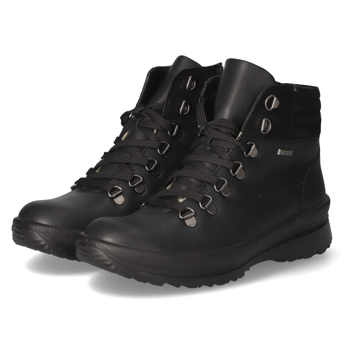 Schnürstiefeletten Schwarz