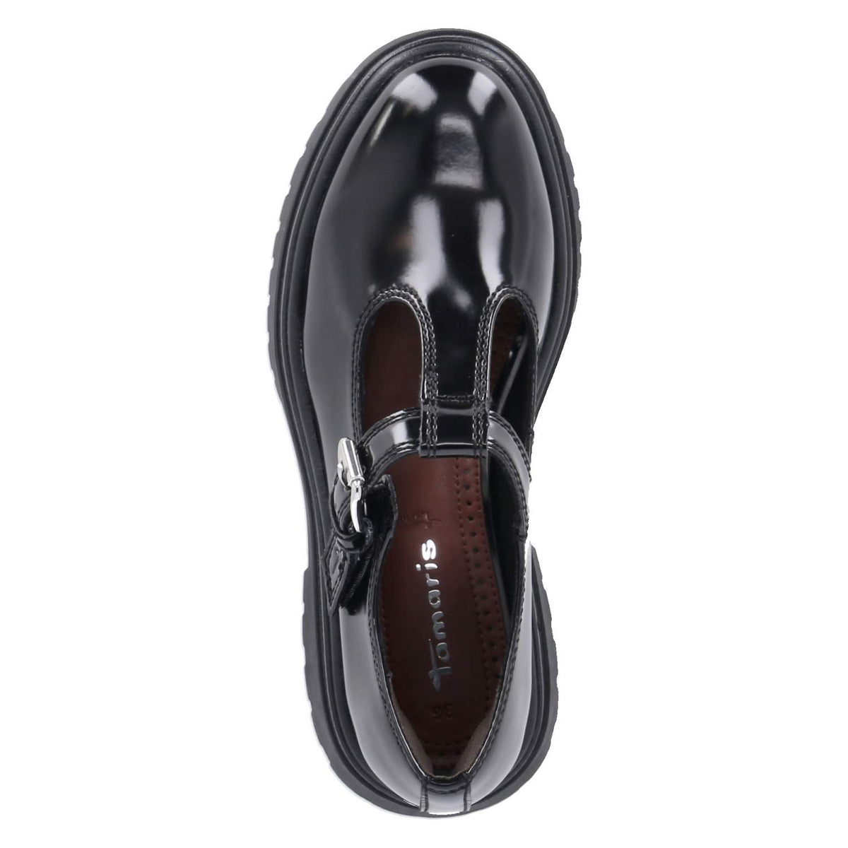 Spangenballerinas Schwarz