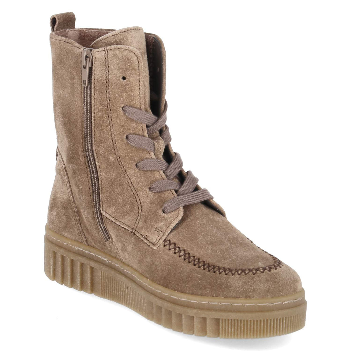 Schnürboots Taupe