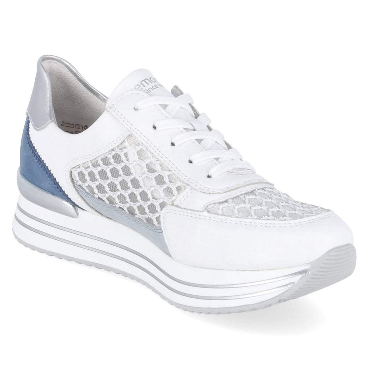 Plateau-Sneaker Weiß