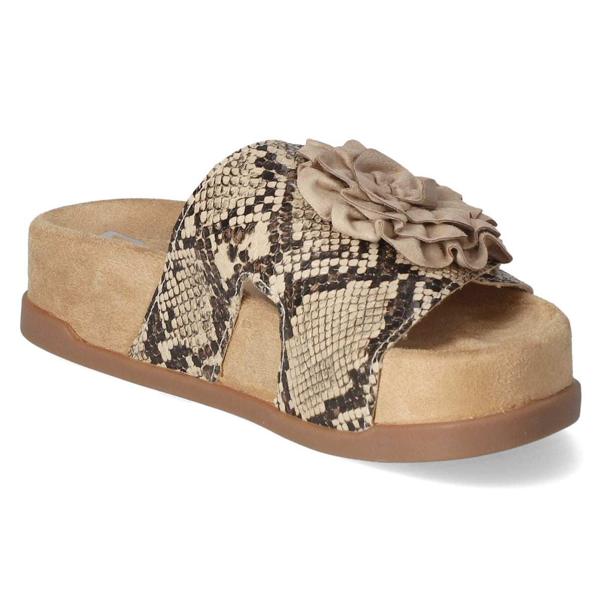 Pantoletten Beige