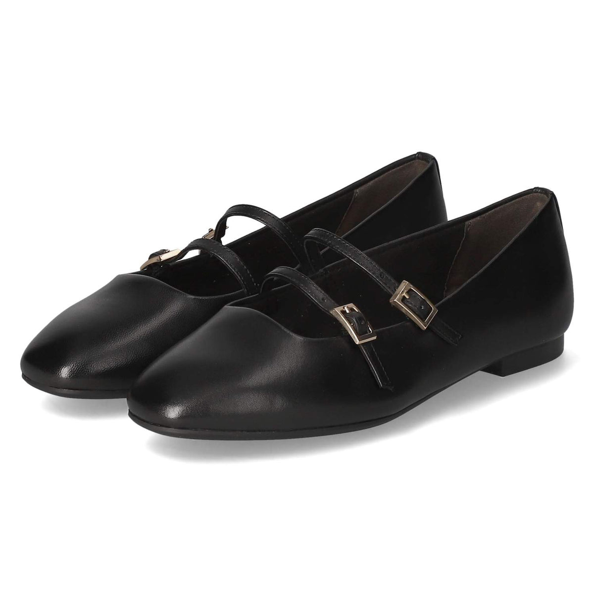 Spangenballerinas Schwarz