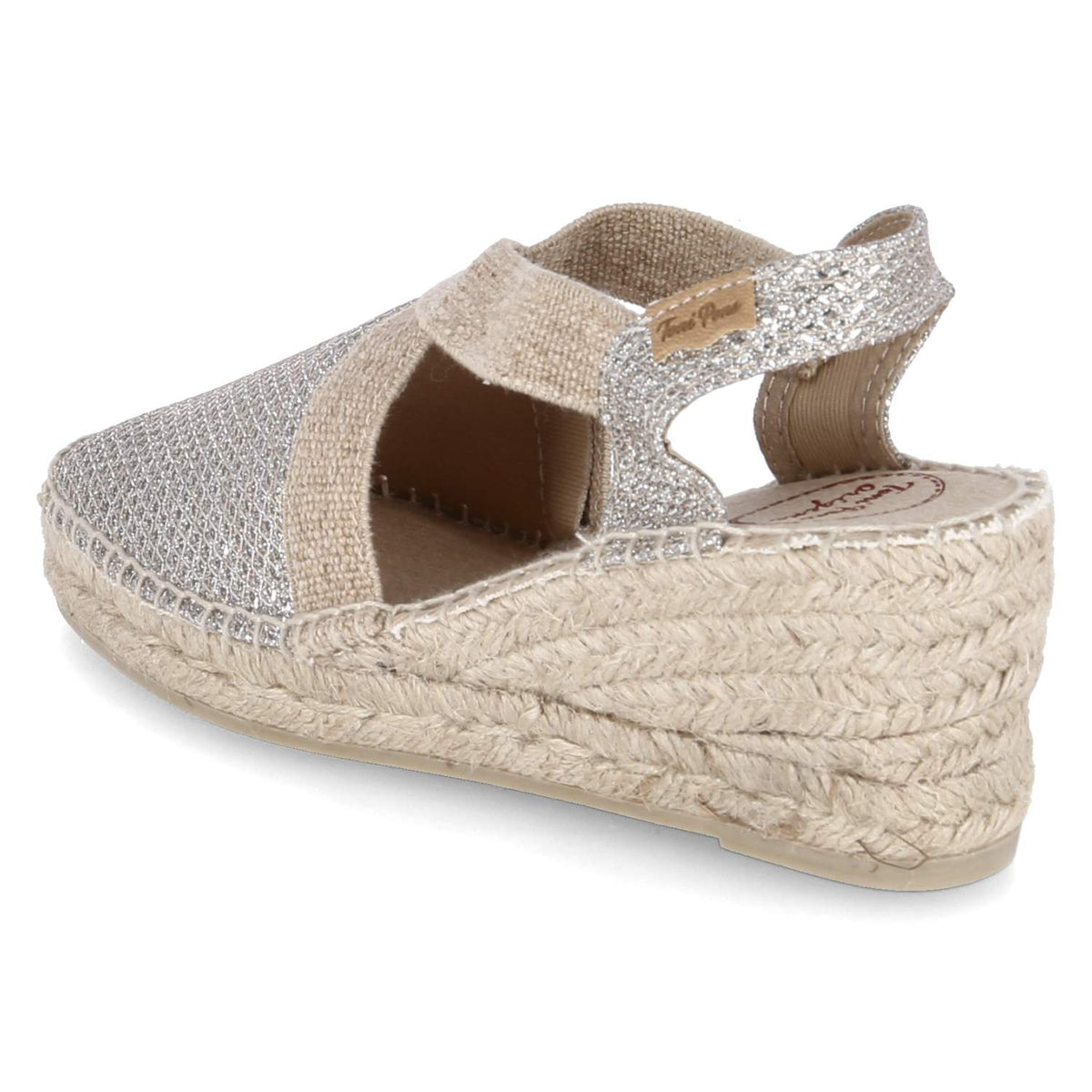 Espadrille-Sandaletten TRITON Silber