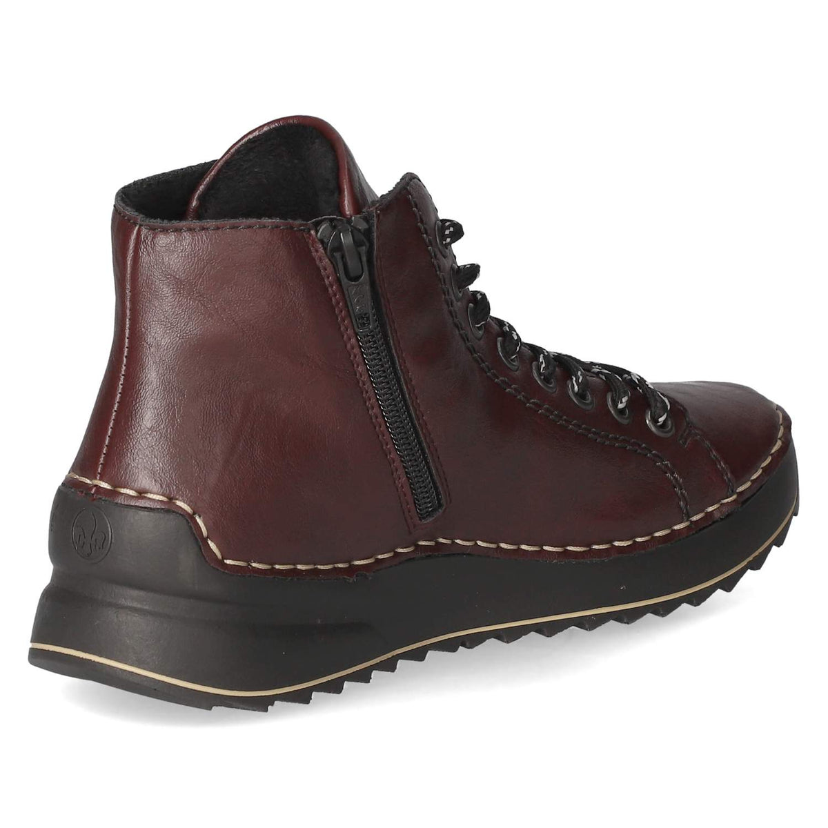 Schnürstiefeletten Rot