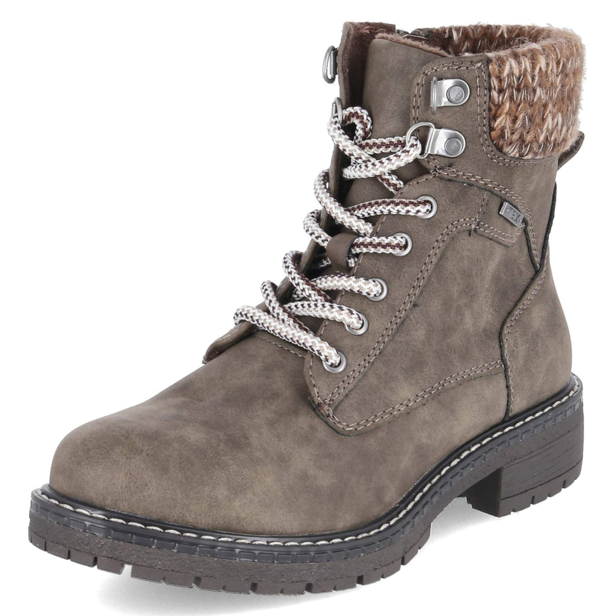 Schnürboots Taupe