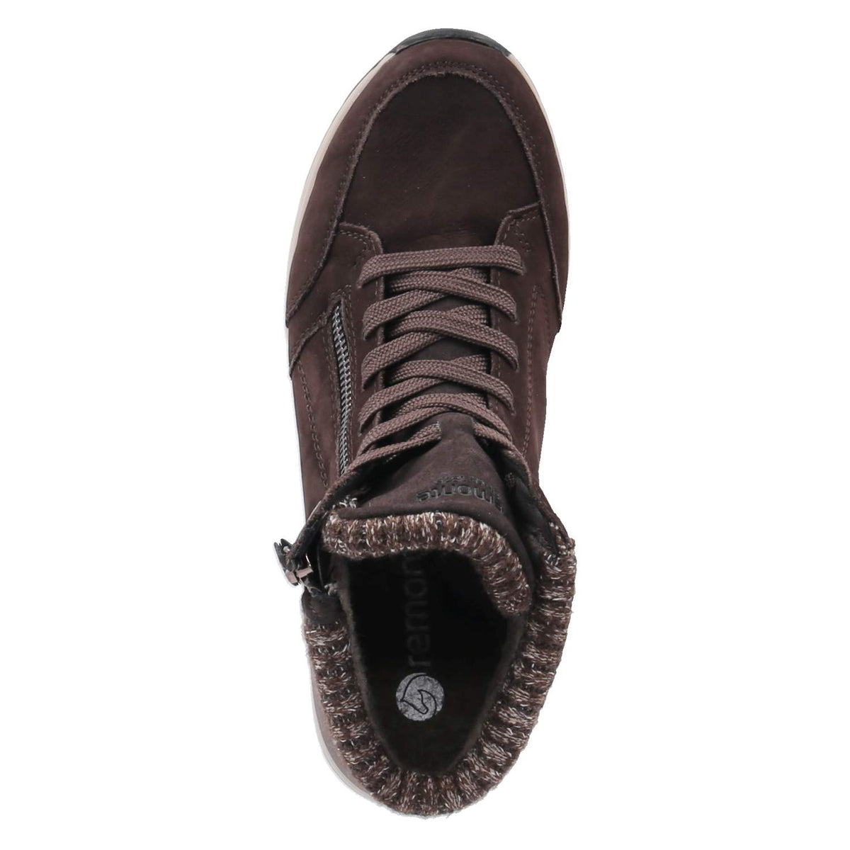 Schnürstiefeletten Braun
