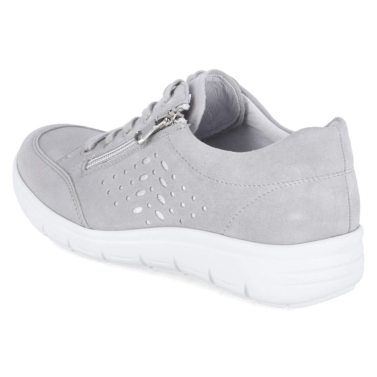 Halbschuhe Grau