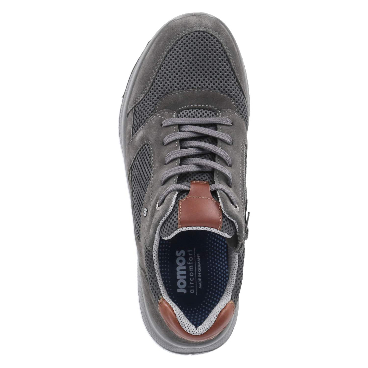 Halbschuhe Grau