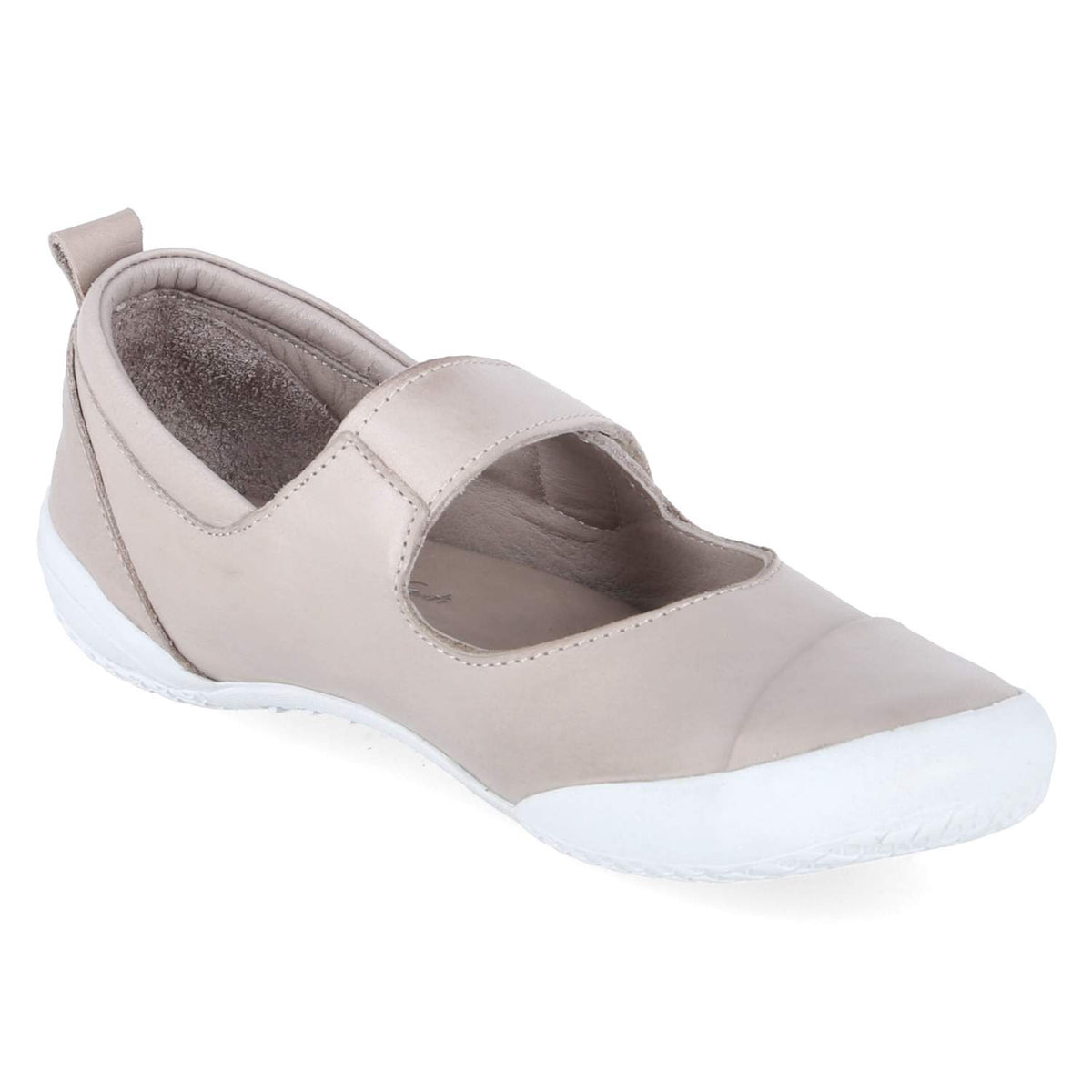 Spangenballerinas Grau