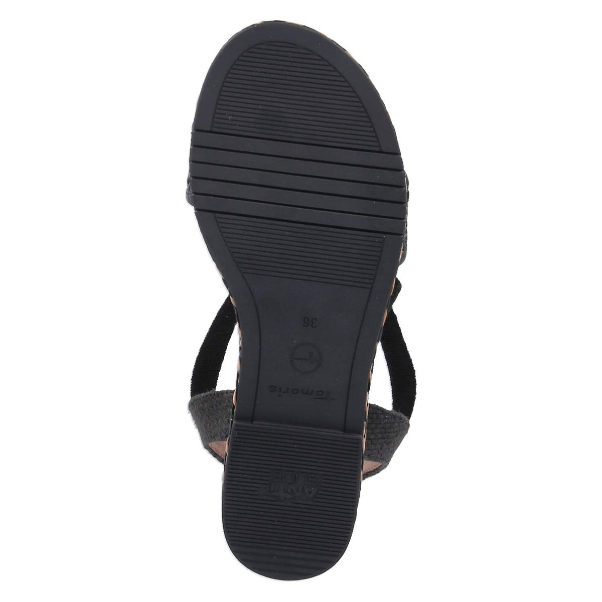 Espadrille-Sandalen Schwarz