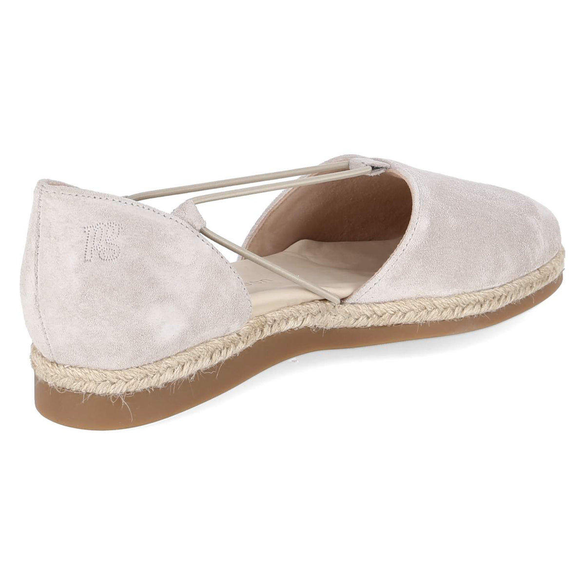 Espadrille-Ballerinas Grau