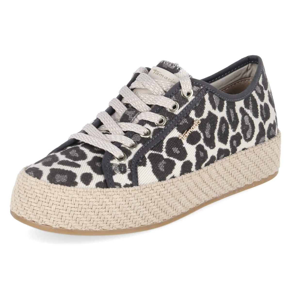 Leinen-Sneaker Braun