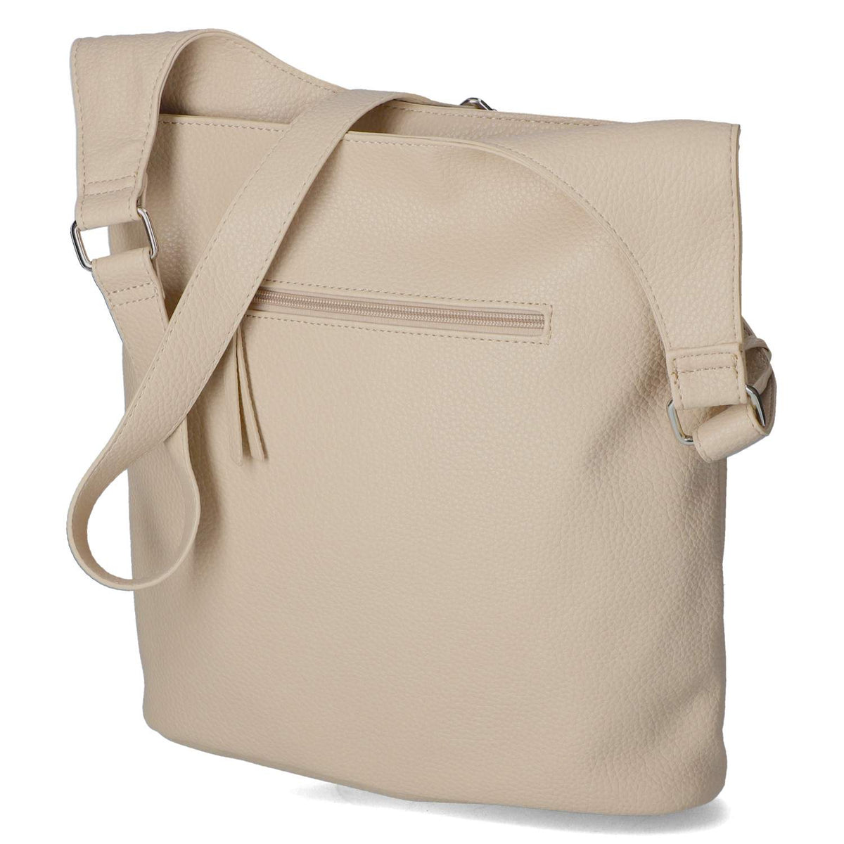 Schultertasche Beige