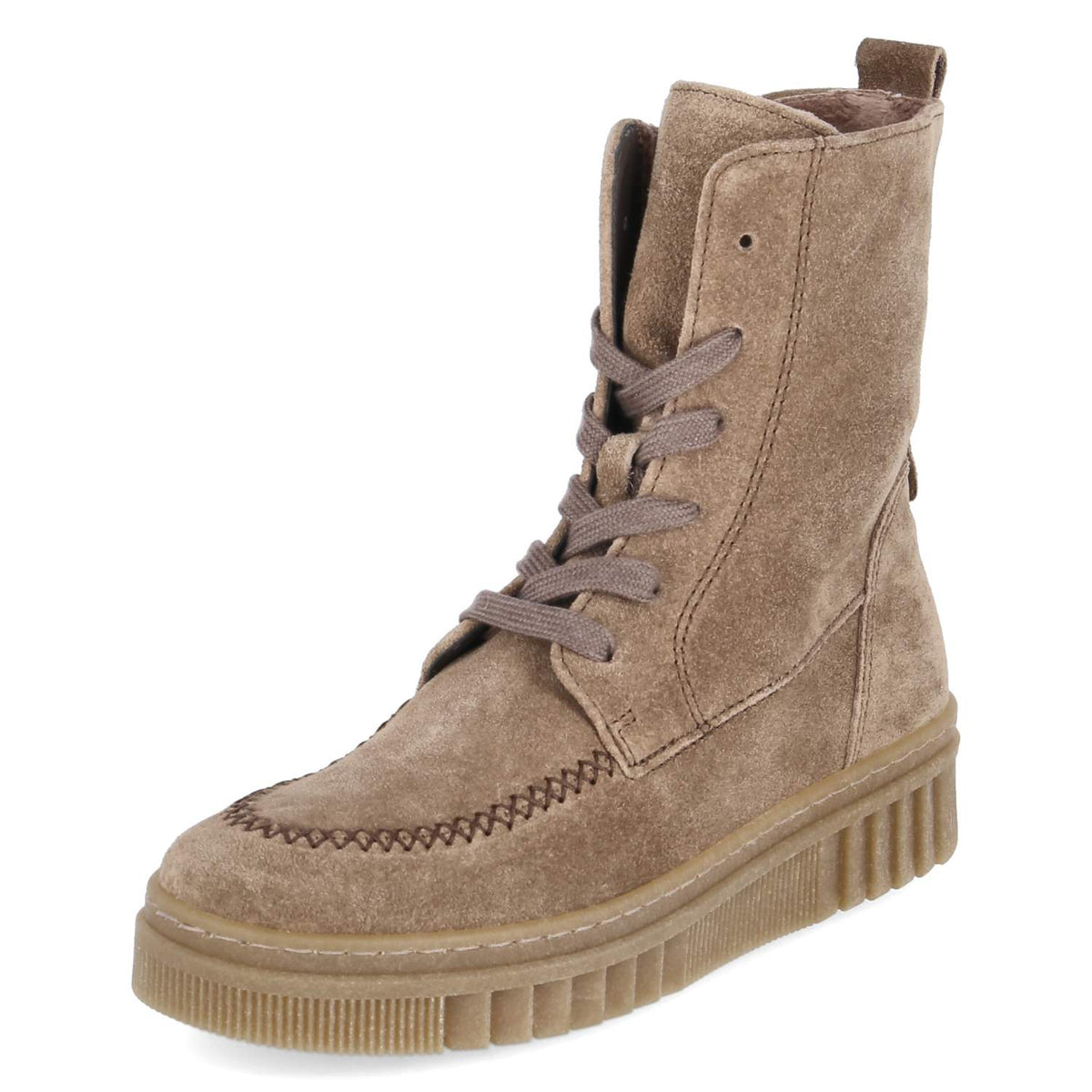Schnürboots Taupe