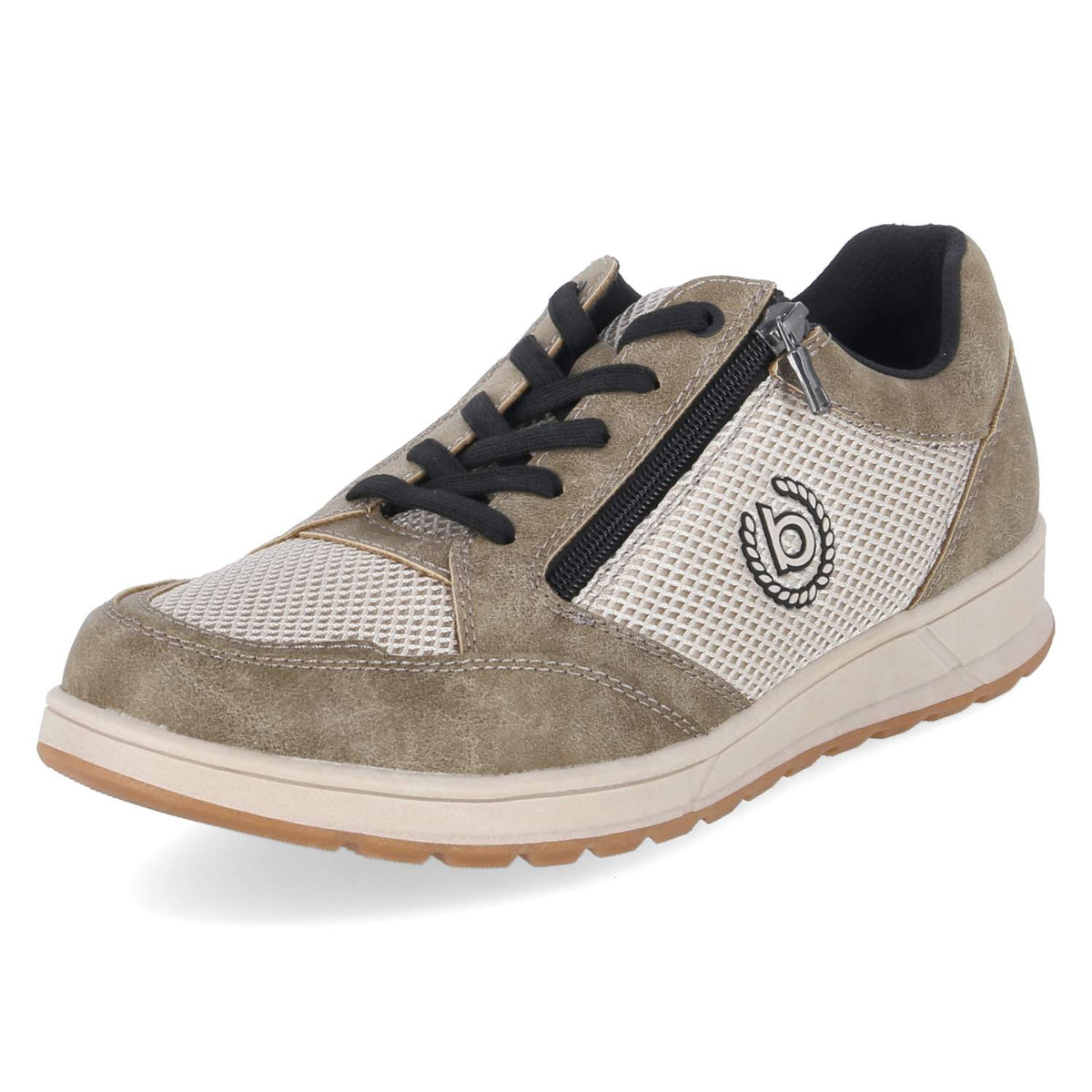 Halbschuhe Grau