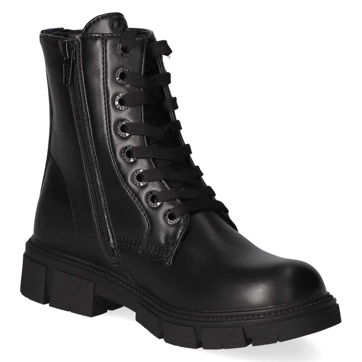 Schnürboots Schwarz