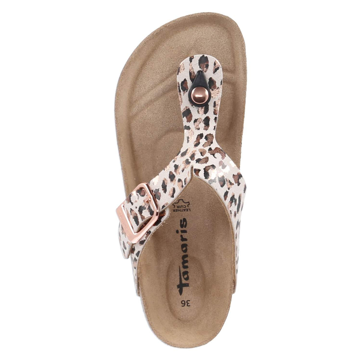Zehentrenner Beige
