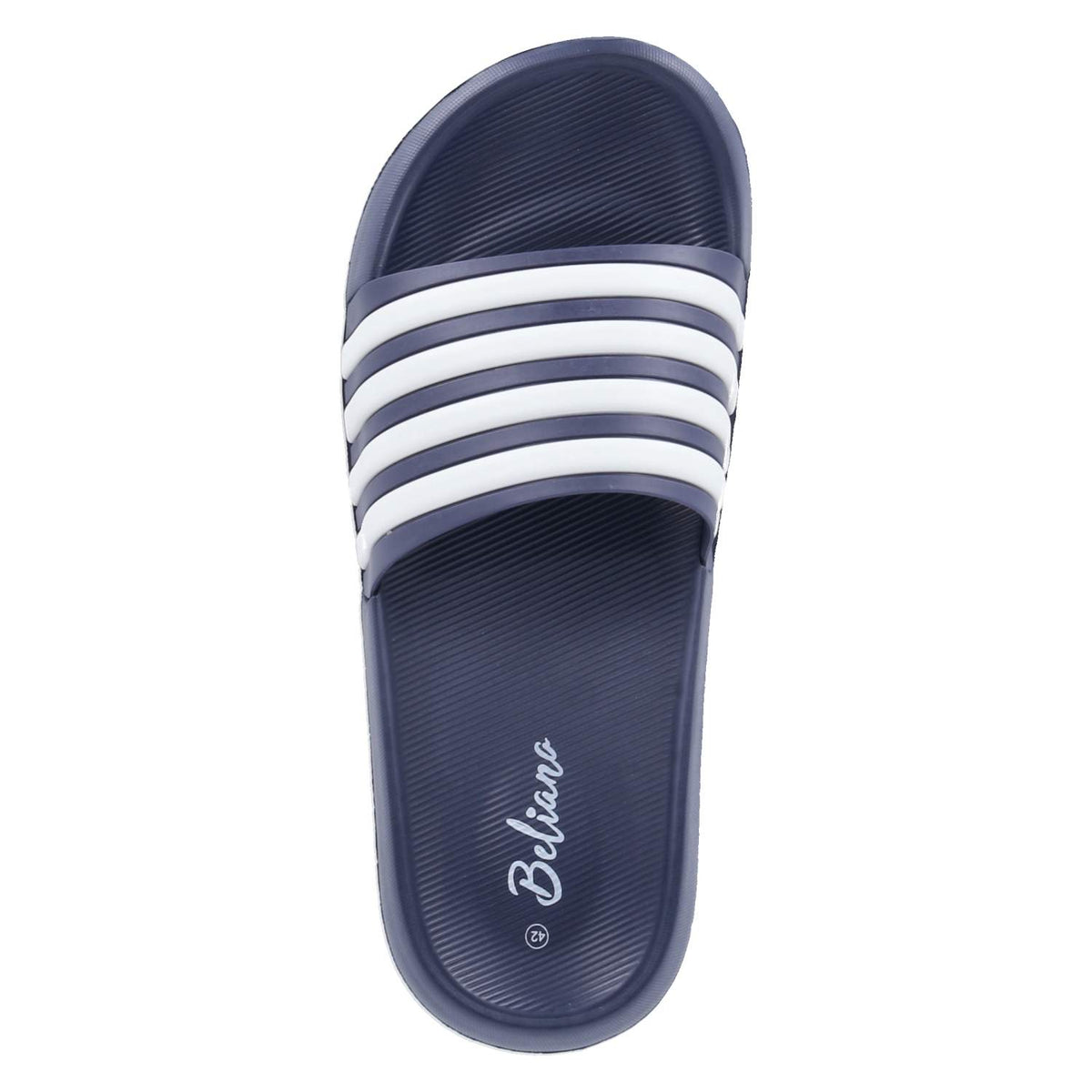 Badepantoletten Blau