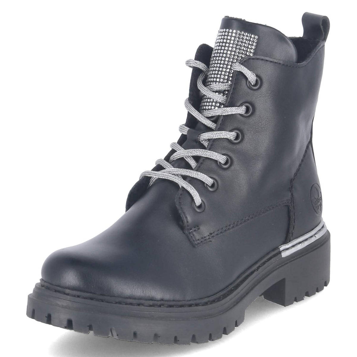 Schnürboots Schwarz