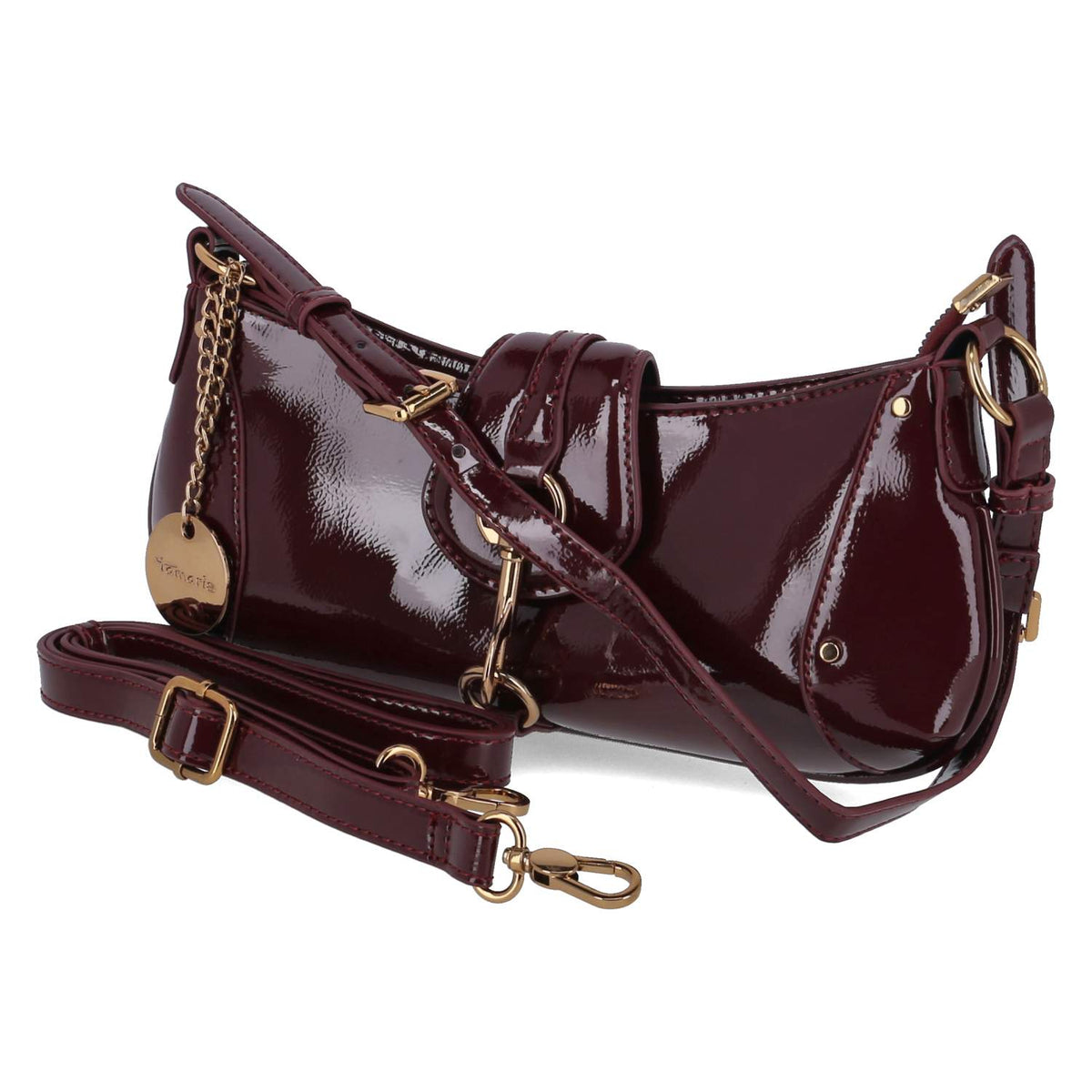 Schultertasche MARINA PATENT Rot