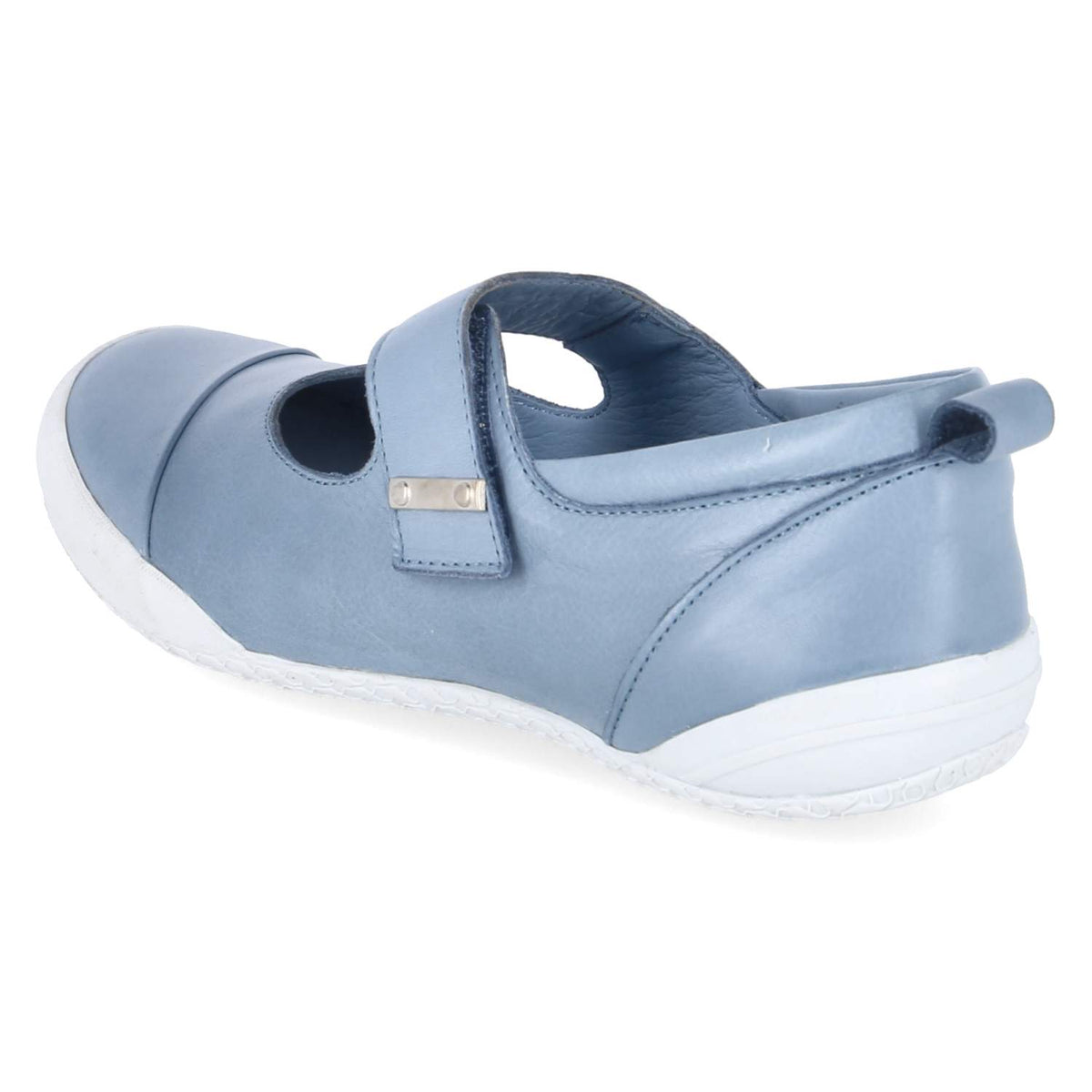 Spangenballerinas Blau