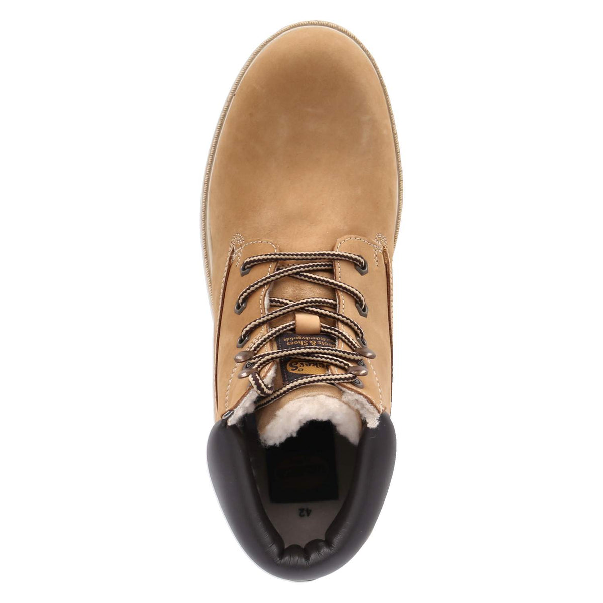 Schnürboots Beige
