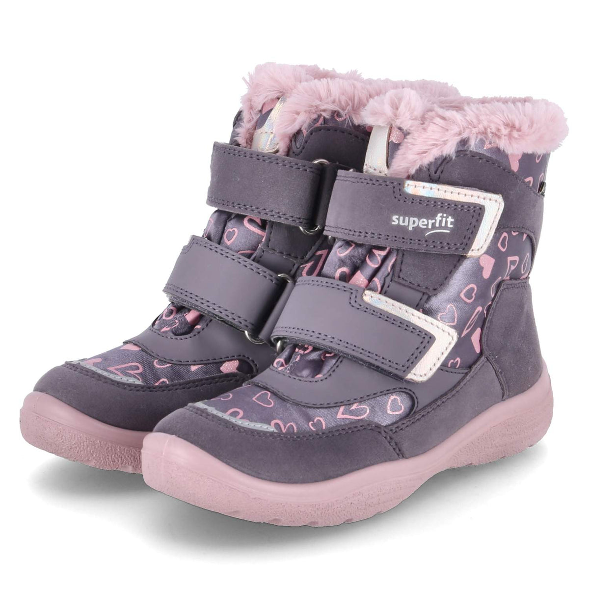 Winterstiefeletten CRYSTA Lila