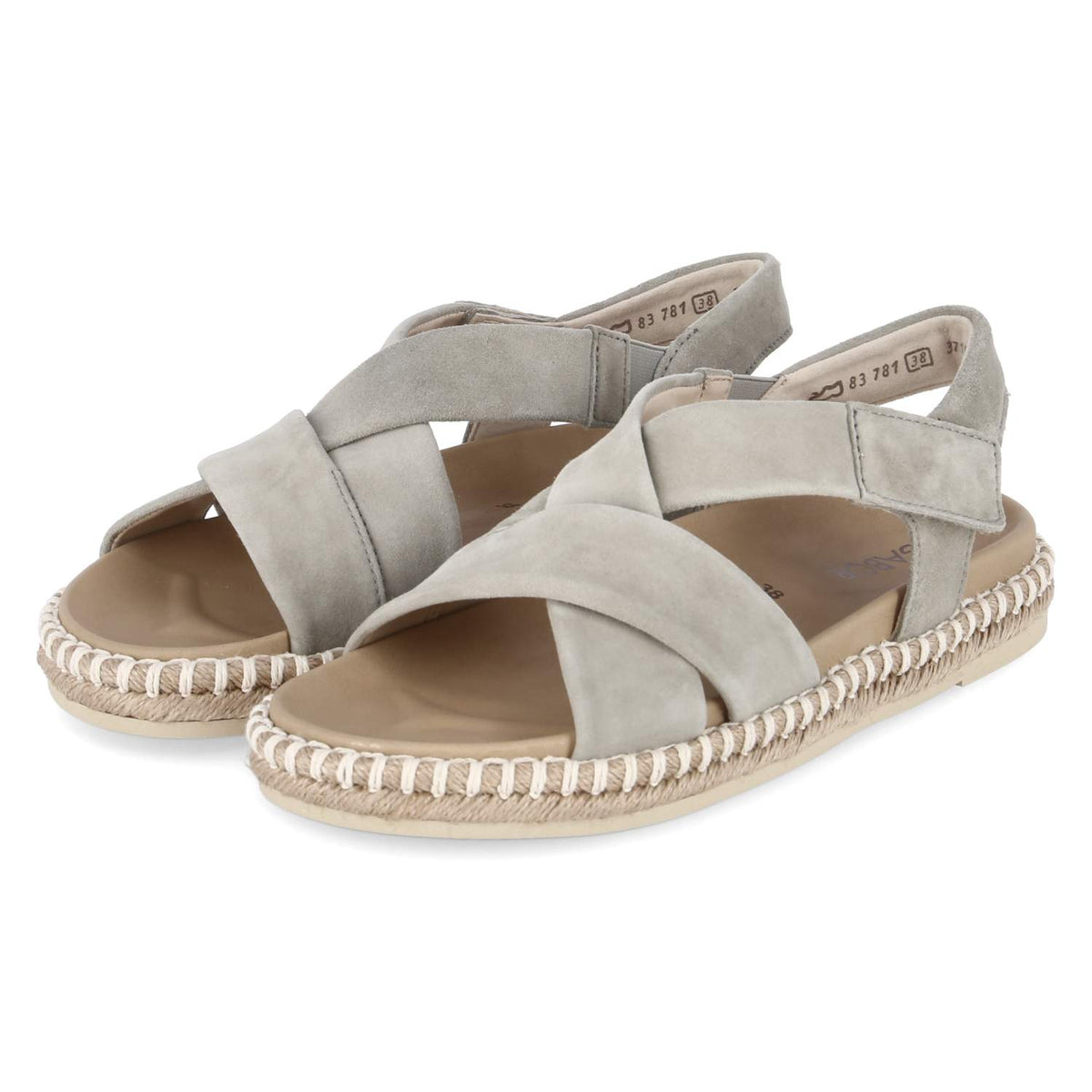 Espadrilles-Sandalen Grün