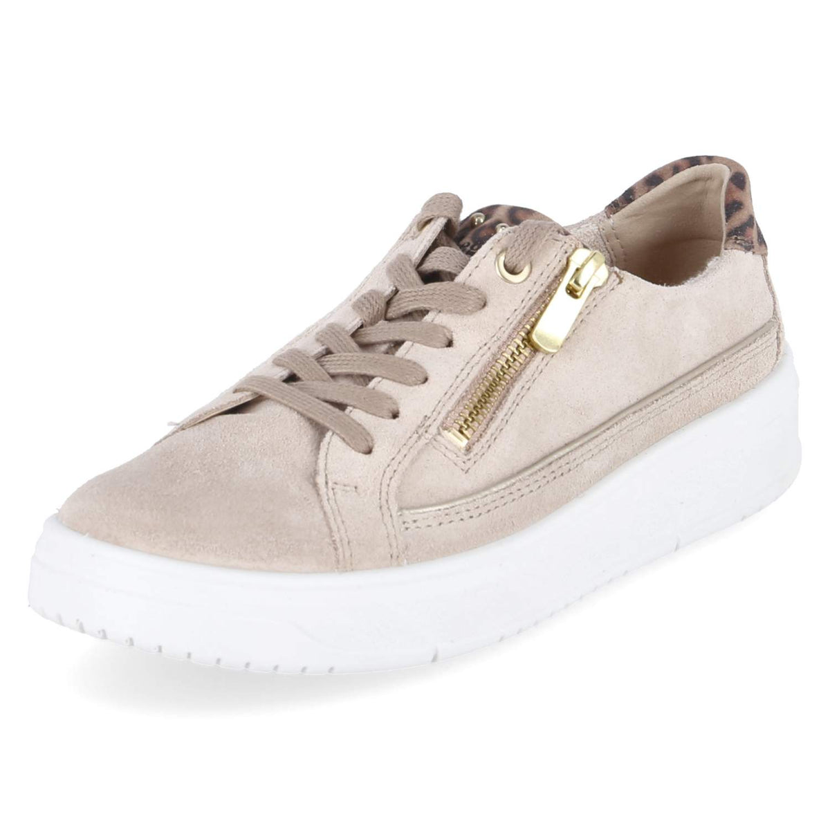 Halbschuhe Beige