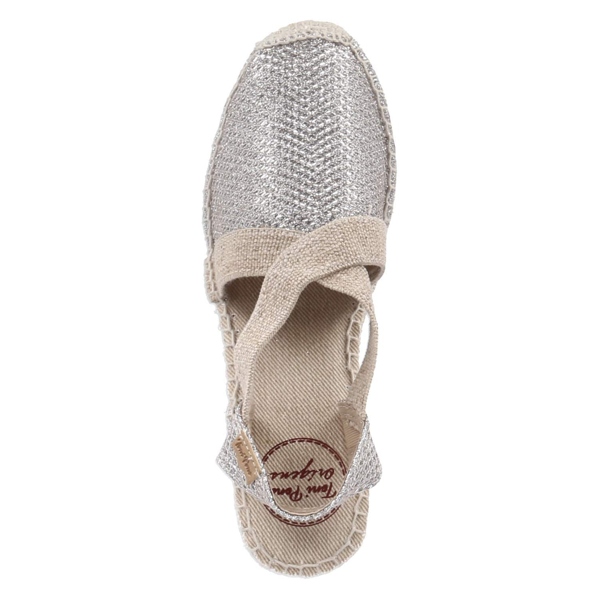 Espadrille-Sandaletten TRITON Silber