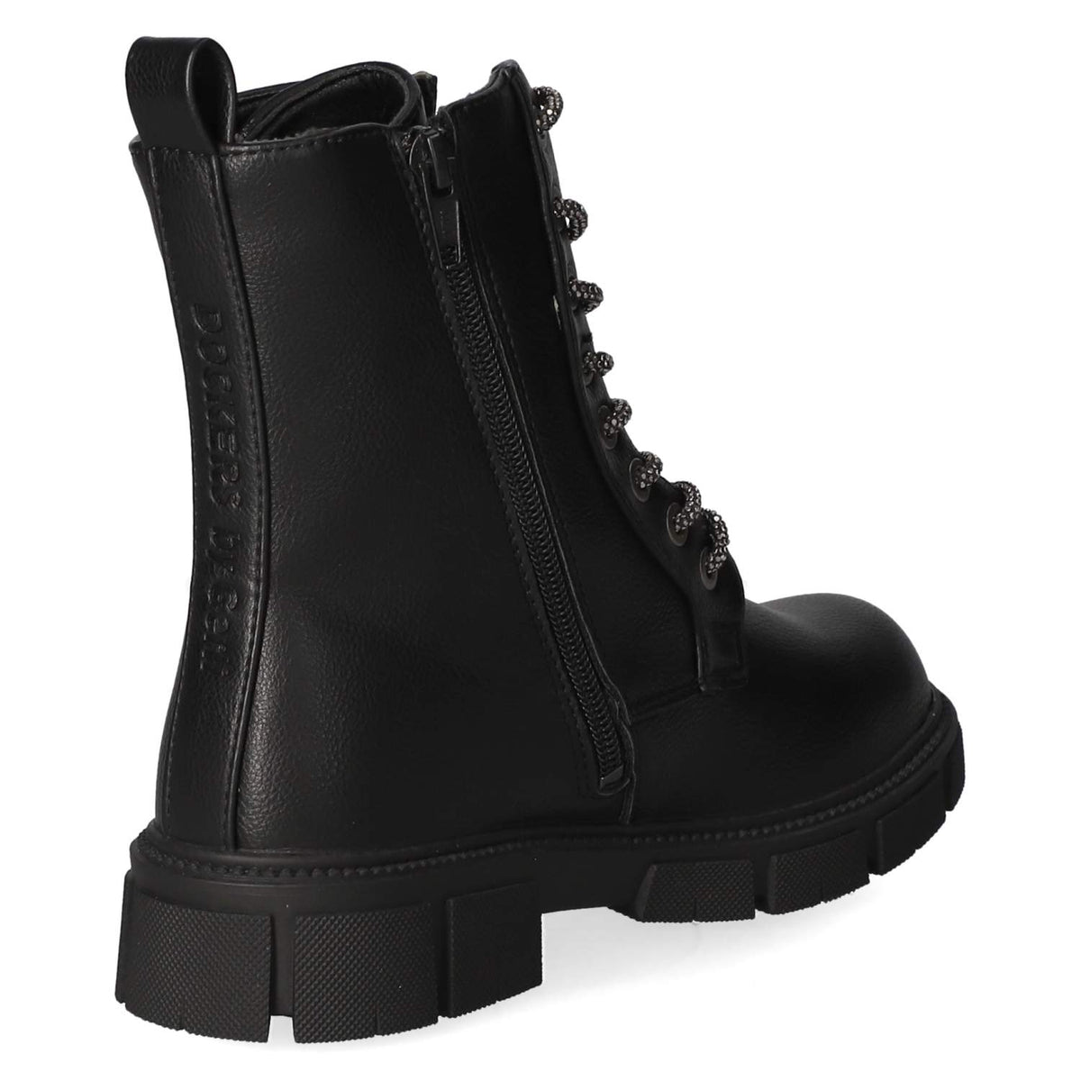 Schnürboots Schwarz