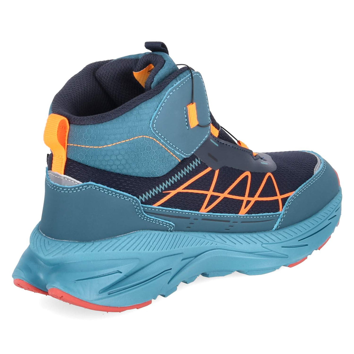 High Sneaker Türkis