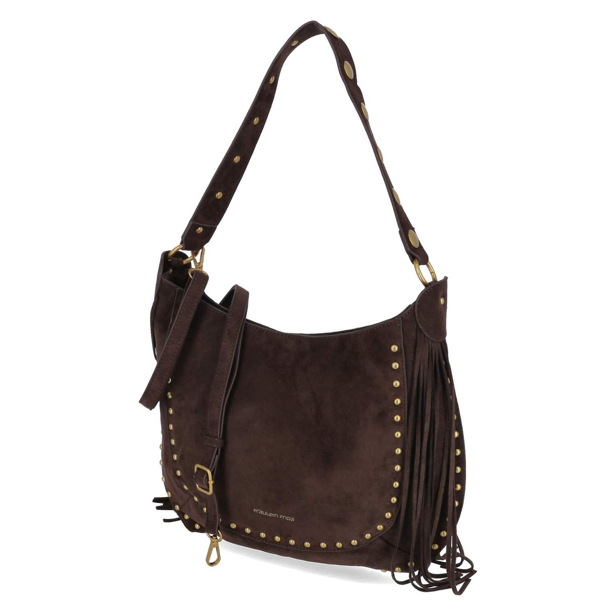 Schultertasche Braun