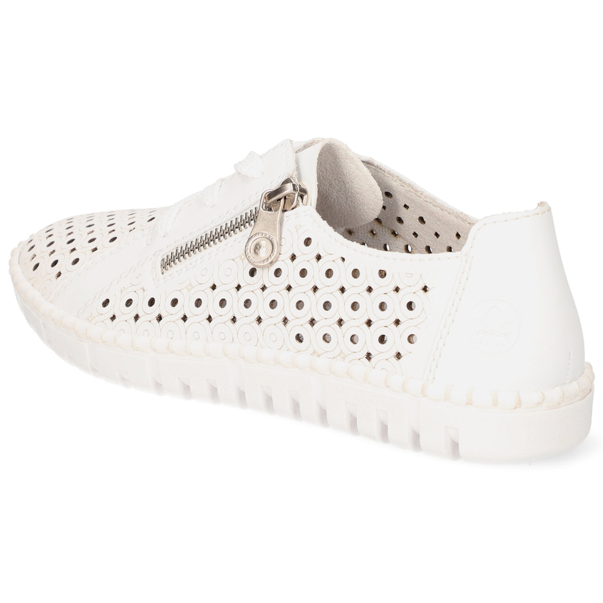 Halbschuhe Weiß