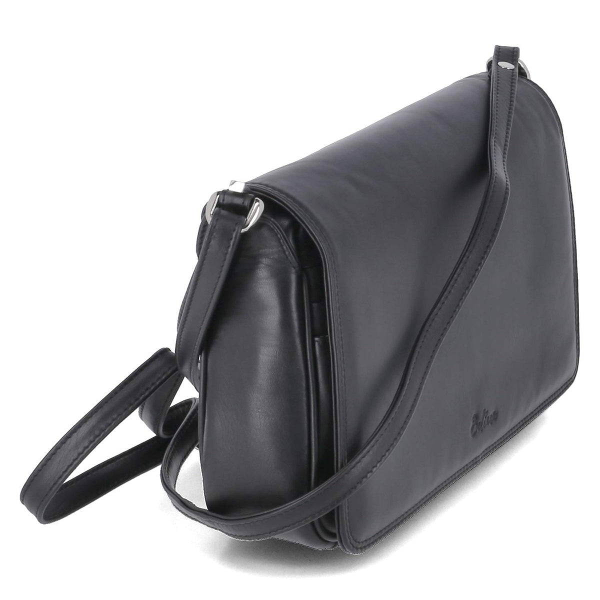Überschlagtasche Schwarz