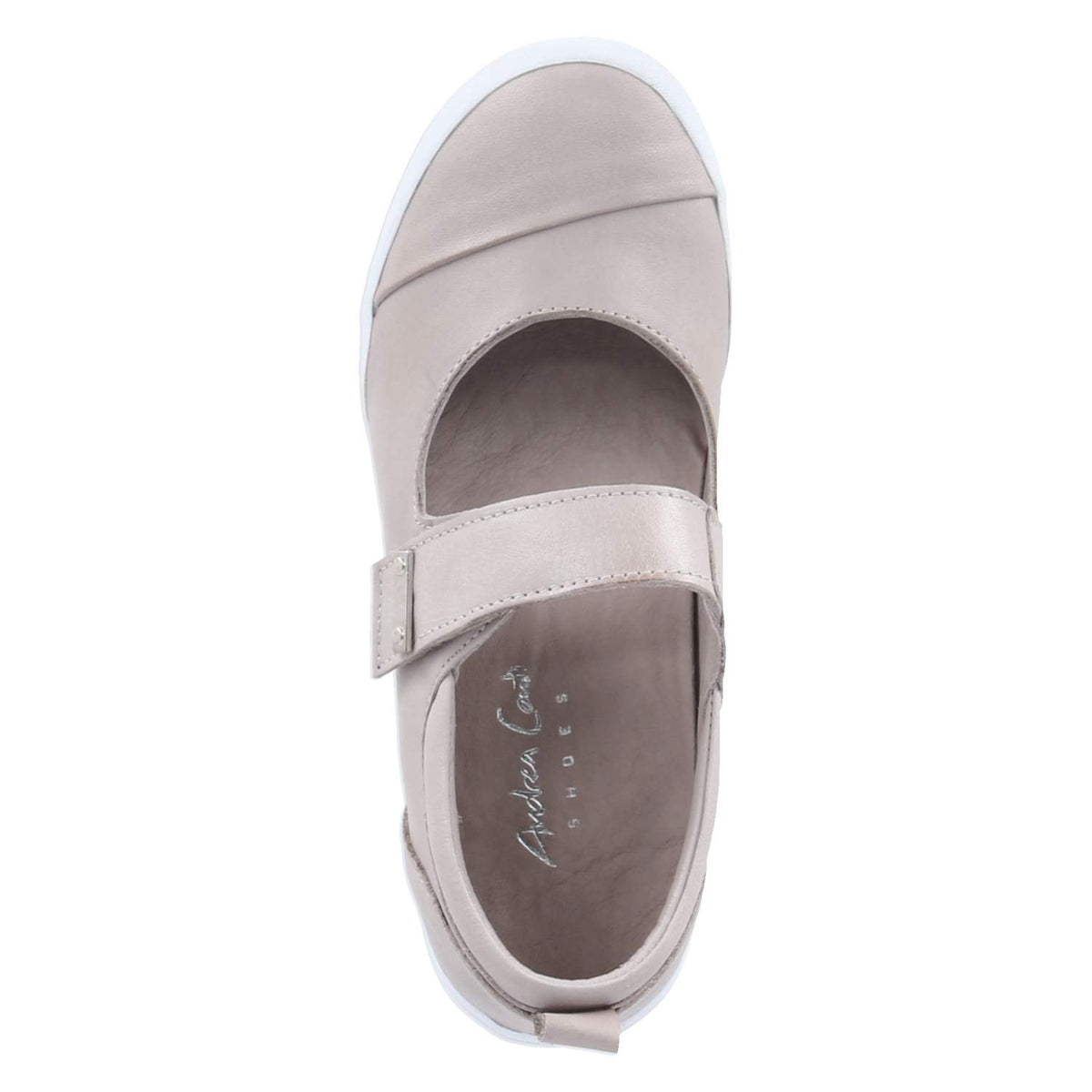 Spangenballerinas Grau