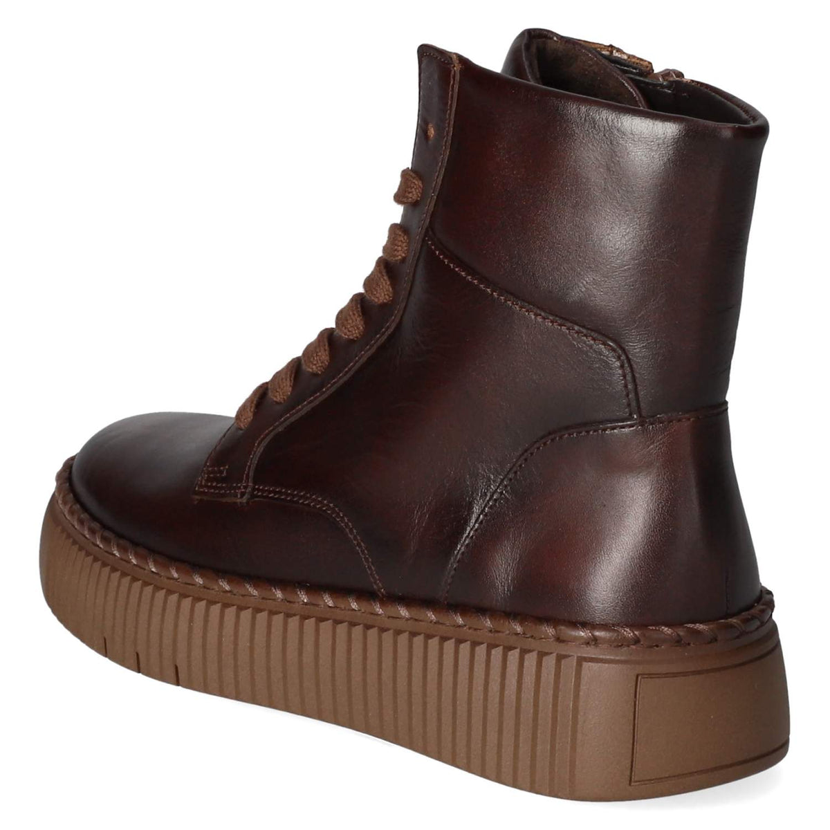 Schnürstiefel Braun