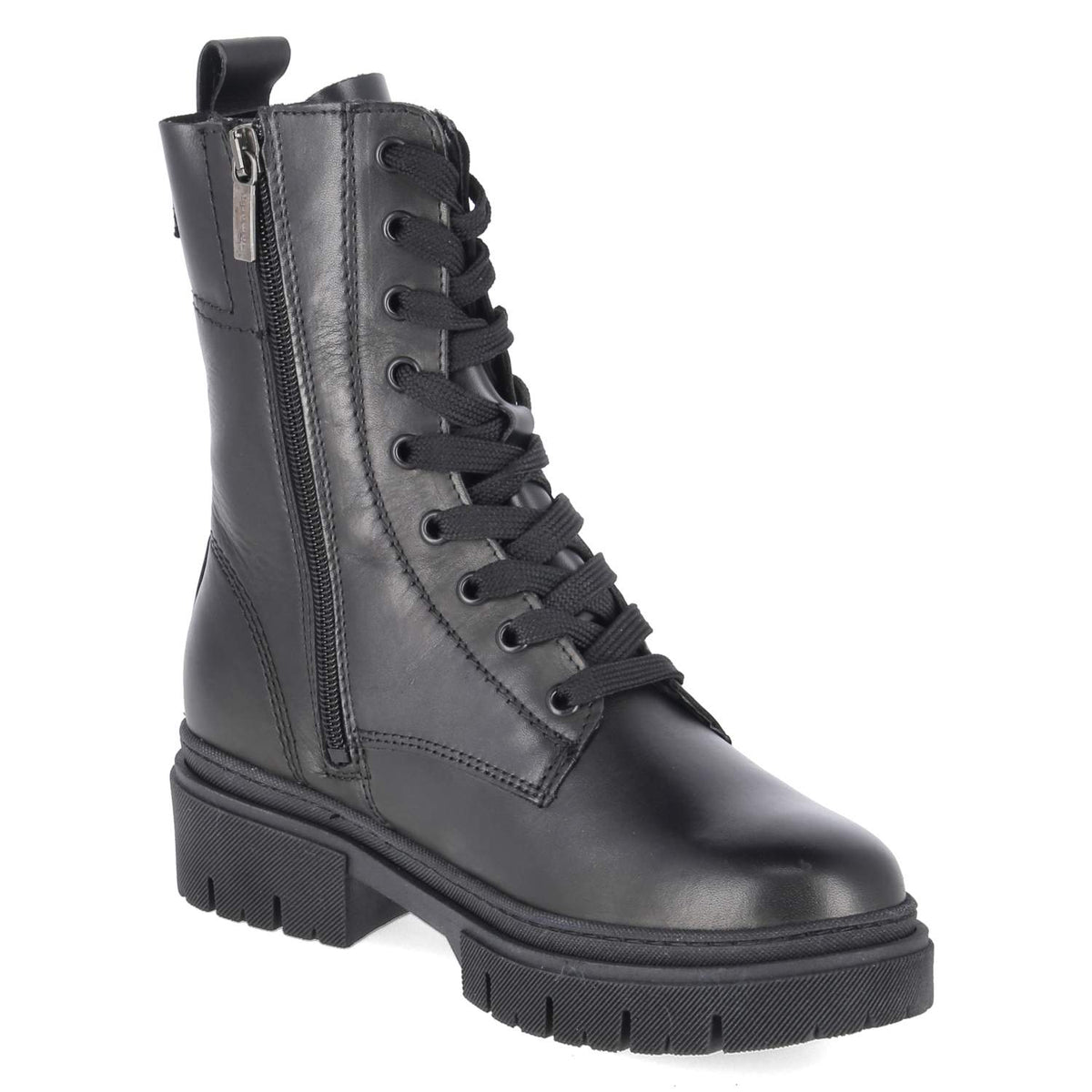 Schnürboots Schwarz