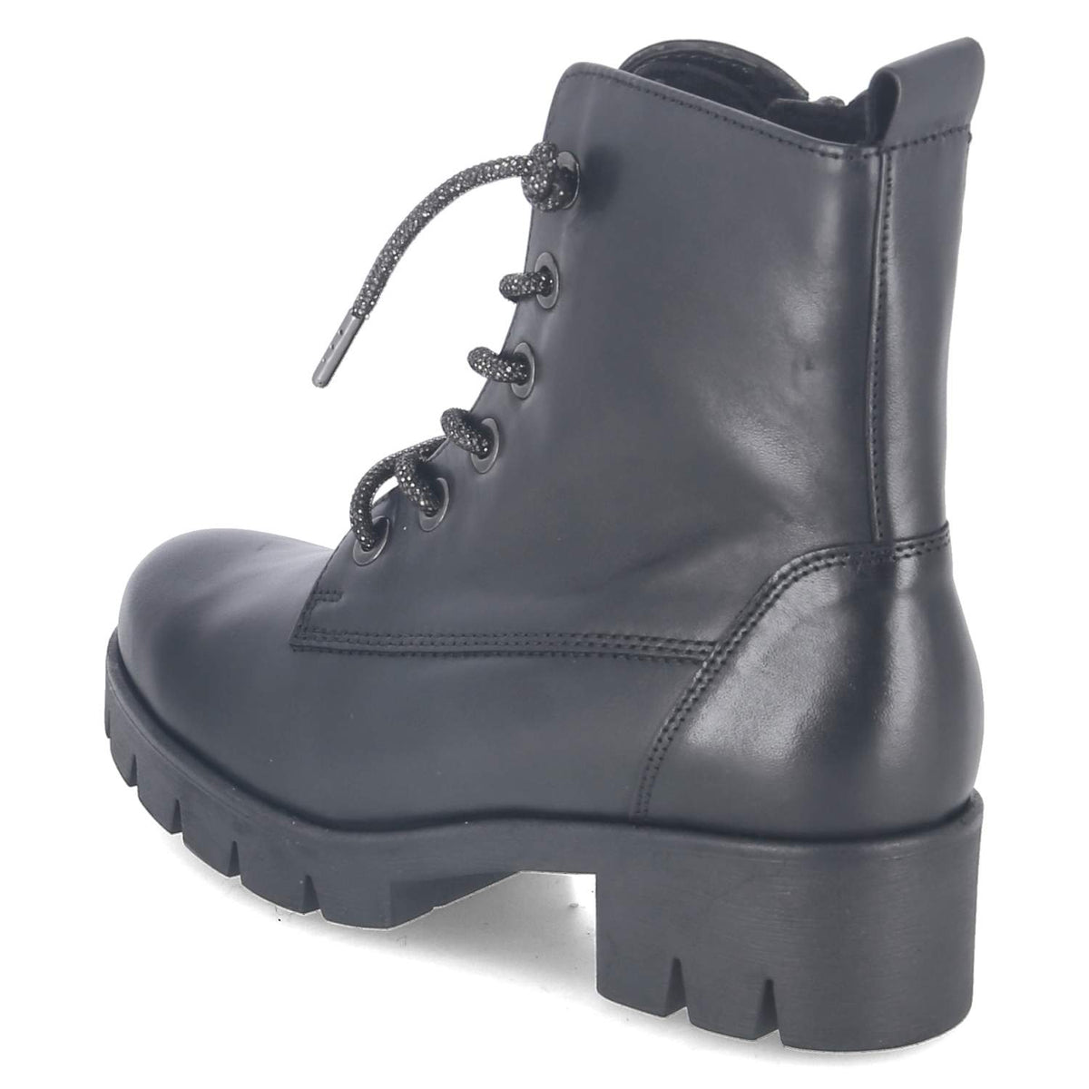 Schnürstiefeletten Schwarz