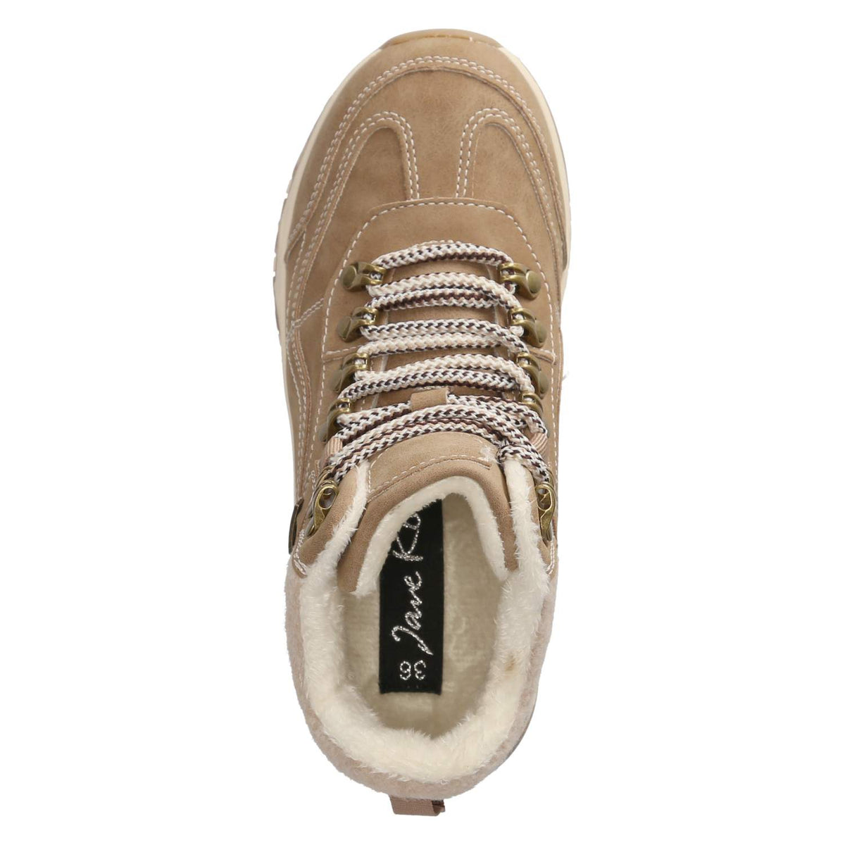 Schnürboots Taupe