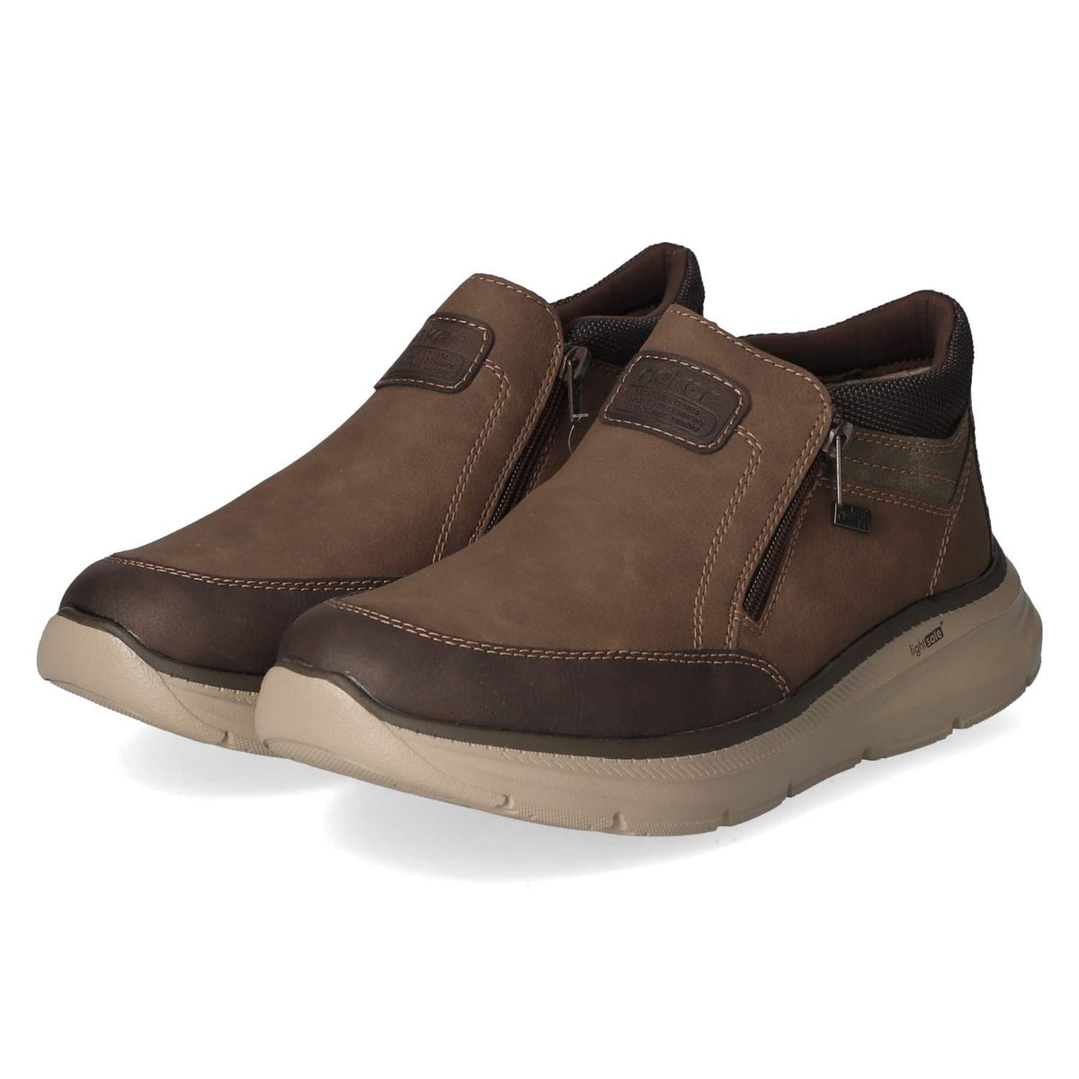 Halbschuhe Braun