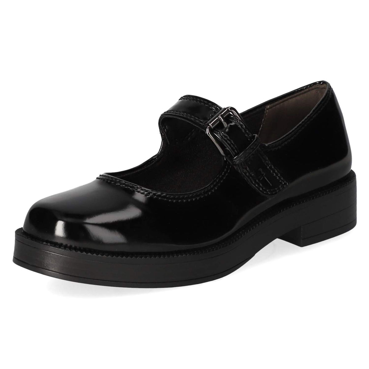 Spangenballerinas Schwarz