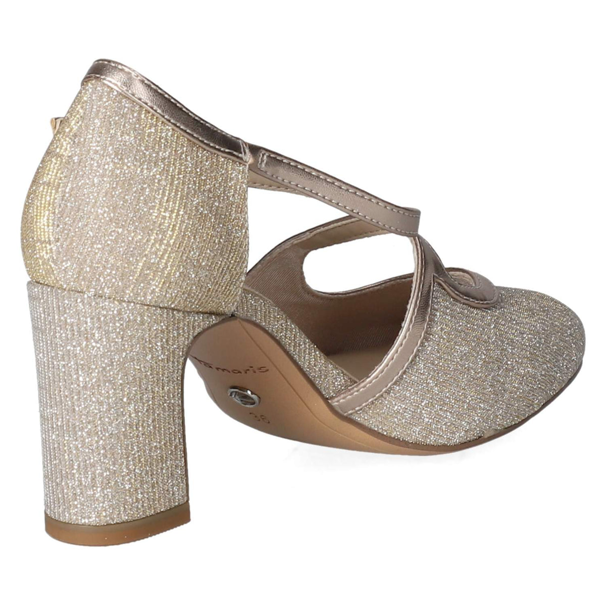 Spangenpumps Gold