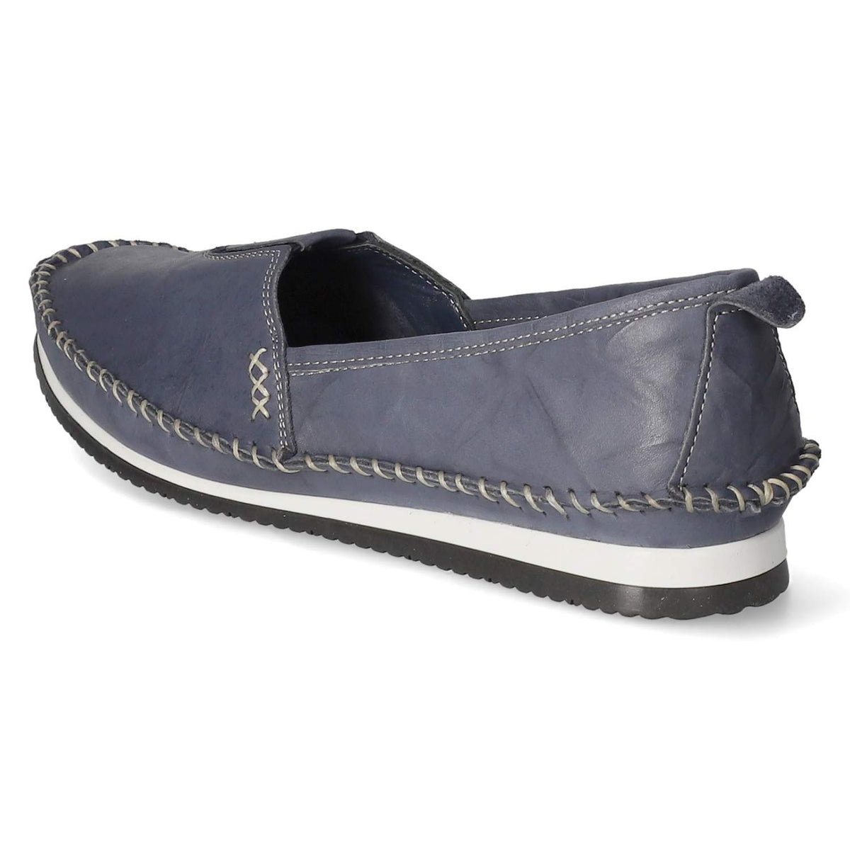 Mokassins Blau