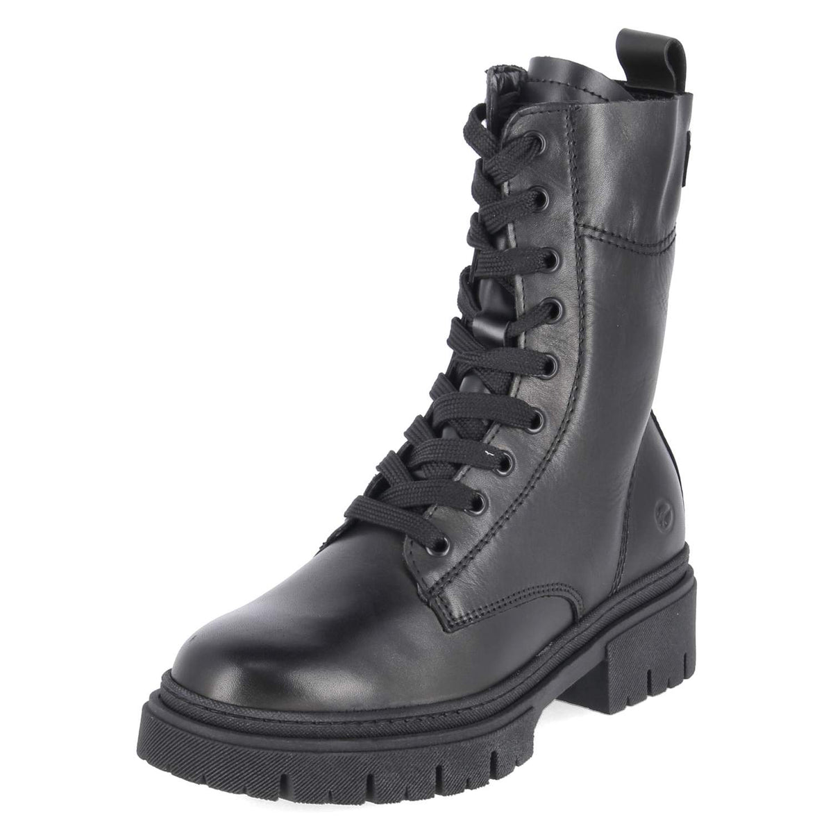 Schnürboots Schwarz